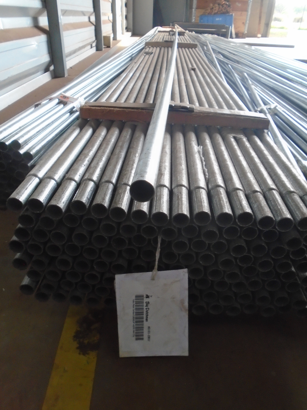 Pipe galv. dia 19.05x0.8x6050 mm for curtain NBR 6591
